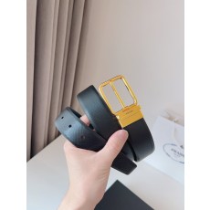 프라다 클래식 비즈니스 캐주얼 블랙 벨트 001-176765
