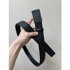 프라다 3.4cm 크로스그레인 블랙 벨트 001-176776