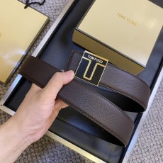 톰 포드 남성용 양면 소 가죽 비즈니스 벨트 001-176845