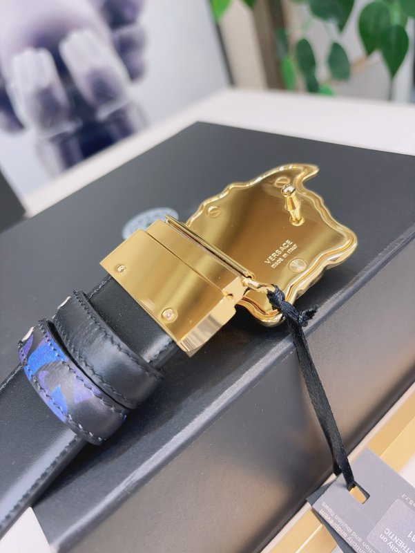 베르사체 리버시블 메두사 버클 벨트 4.0cm 001-176872