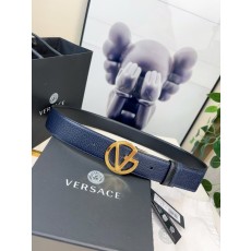 베르사체 리버시블 송아지 가죽 벨트 메두사 V 버클 001-176892
