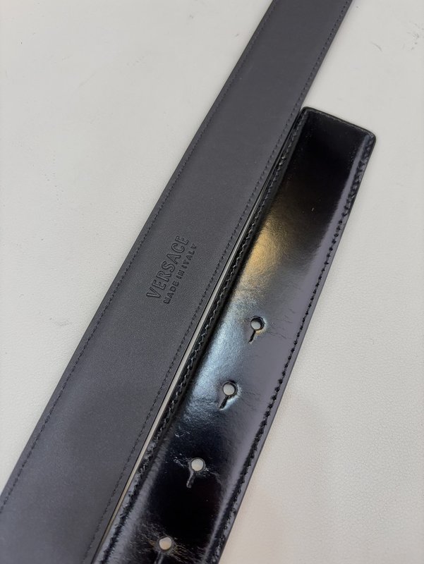 베르사체 이탈리아 가죽 벨트 3.5cm 001-176894