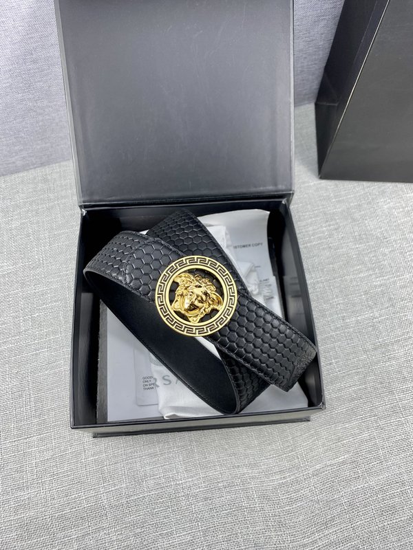 베르사체 Versace 메두사 헤드 가죽 벨트 001-176900