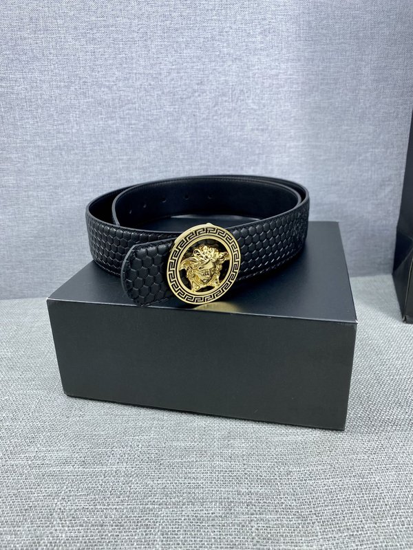 베르사체 Versace 메두사 헤드 가죽 벨트 001-176900