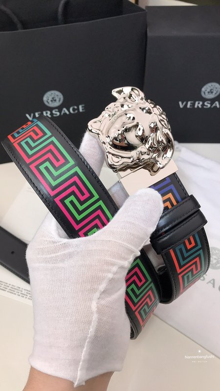 베르사체 Versace 메두사 버클 양면 벨트 001-176927