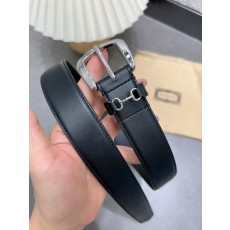구찌 말비트 버클 블랙 가죽 벨트 001-176958