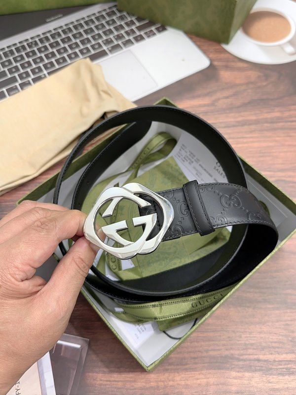 구찌 클래식 GG 버클 벨트 40mm 폭 001-176989