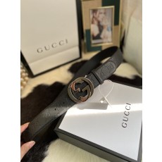 구찌 남성 소 가죽 벨트 이탈리아 원산 40mm 폭 001-176999