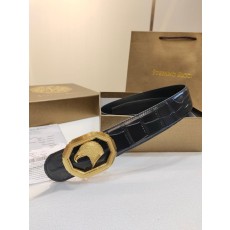 스테파노 리치 악어무늬 소가죽 독수리 벨트 001-177044