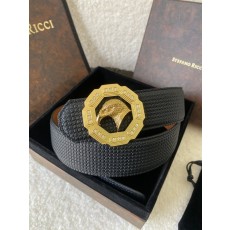 스테파노 리치 독수리 버클 엠보스 가죽 벨트 001-177048