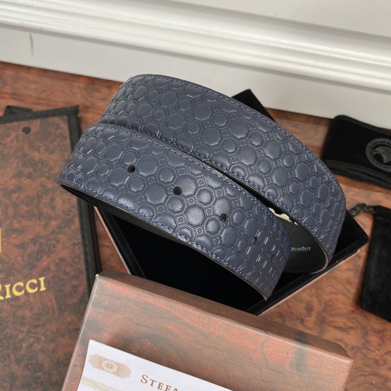 스테파노 리치 독두 버클 엠보스 벨트 001-177067