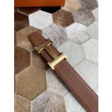 에르메스 남성 양면 가죽 벨트 38mm 001-177098