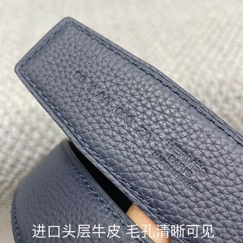 에르메스 양면 TOG 가죽 벨트 스틸 버클 3.8cm 001-177099