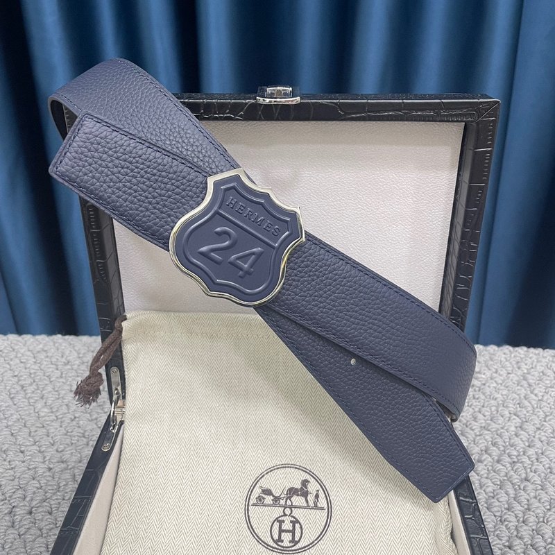 에르메스 양면 TOG 가죽 벨트 스틸 버클 3.8cm 001-177099
