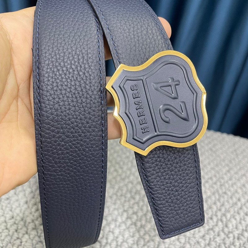 에르메스 양면 TOG 가죽 벨트 스틸 버클 3.8cm 001-177099
