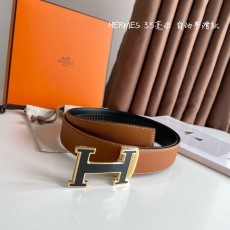 에르메스 자동 버클 이탈리아 수입 가죽 벨트 001-177111