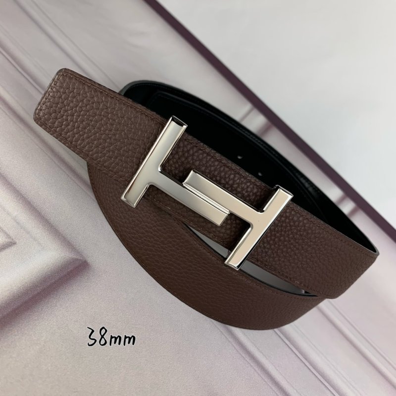 에르메스 양면 가죽 H 버클 벨트 38mm 001-177117