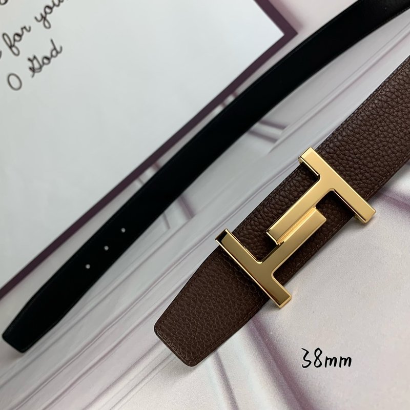 에르메스 양면 가죽 H 버클 벨트 38mm 001-177117