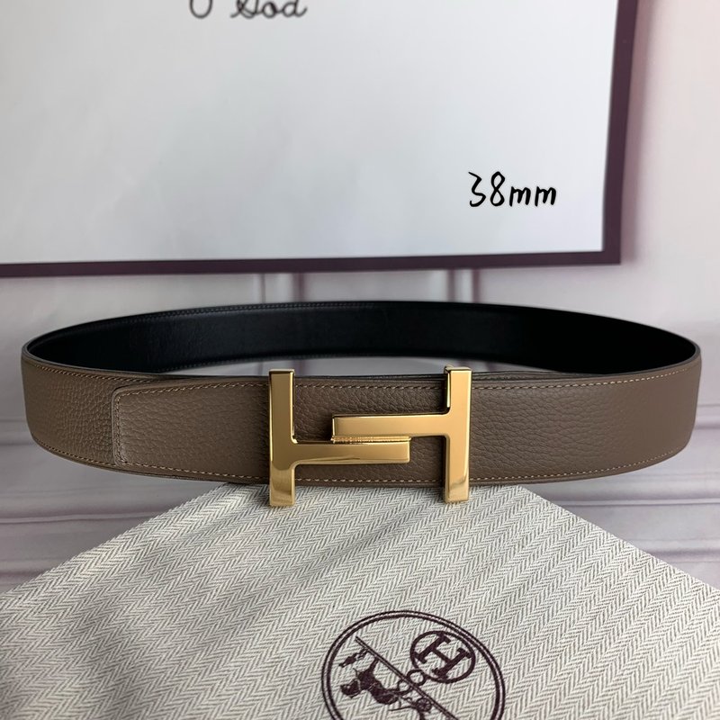 에르메스 H 버클 소가죽 벨트 38mm 폭 001-177119