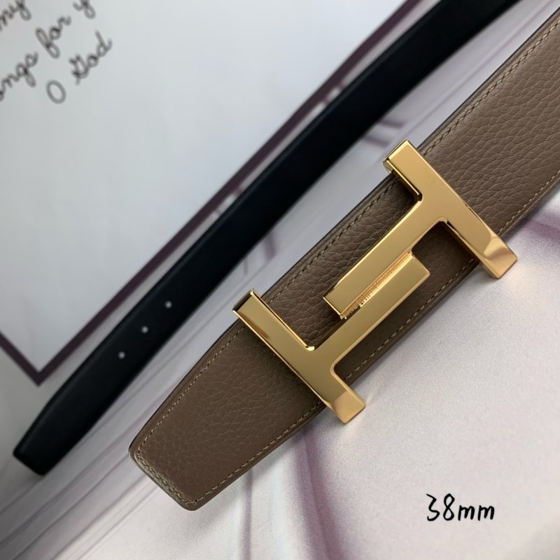 에르메스 H 버클 소가죽 벨트 38mm 폭 001-177119