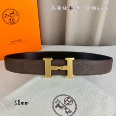 에르메스 양면 H 버클 벨트 38mm 수입 소가죽 001-177127