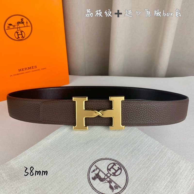 에르메스 양면 H 버클 벨트 38mm 수입 소가죽 001-177127