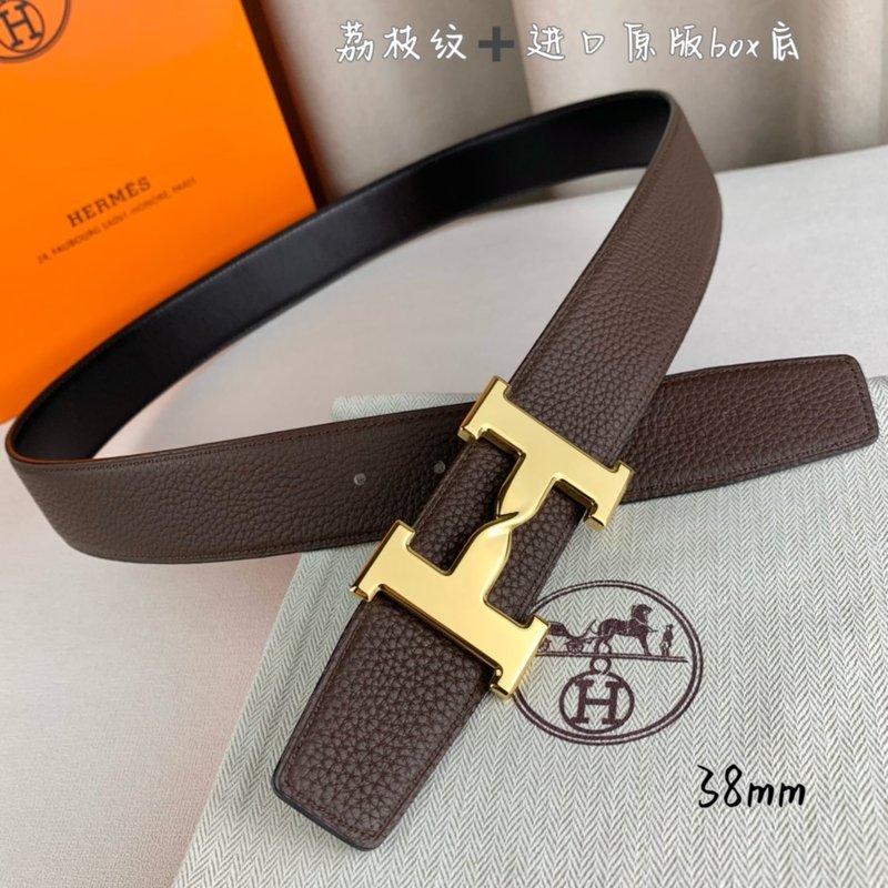 에르메스 양면 H 버클 벨트 38mm 수입 소가죽 001-177127