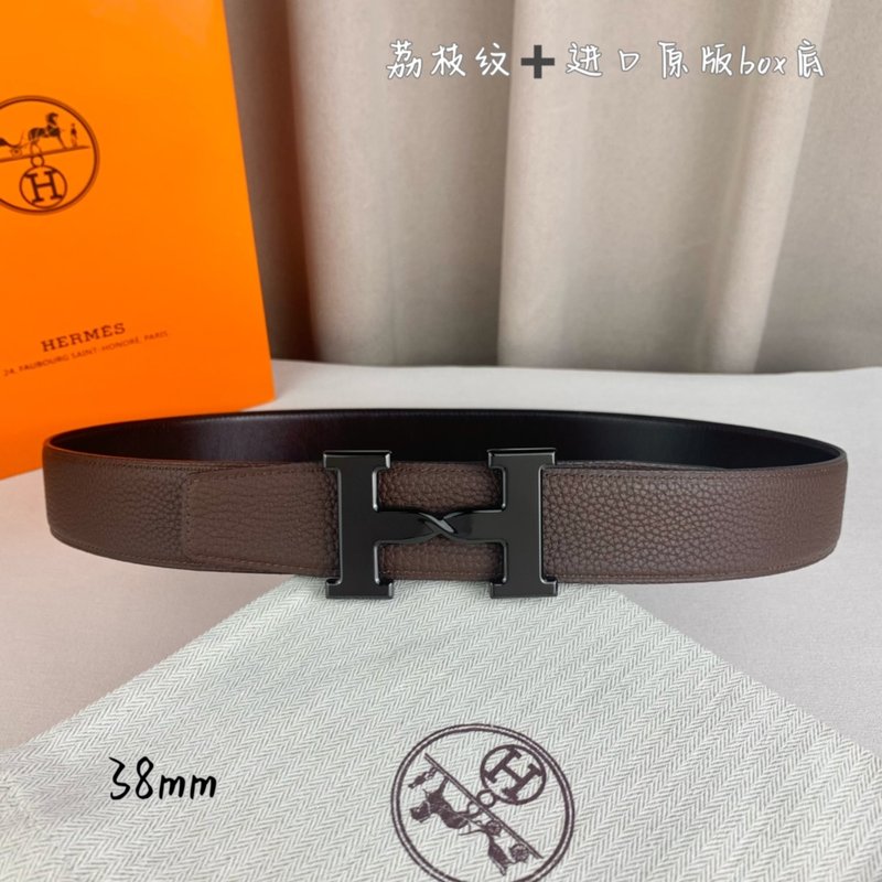 에르메스 양면 H 버클 벨트 38mm 수입 소가죽 001-177127
