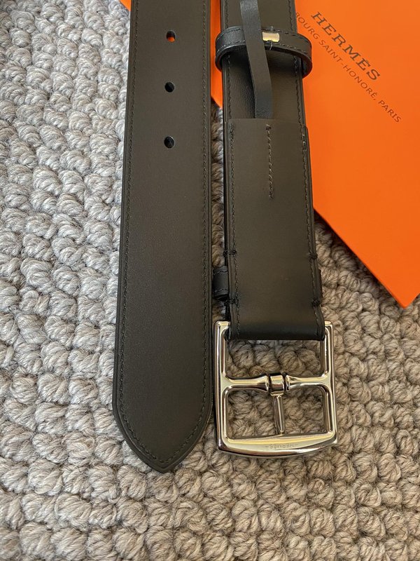 에르메스 박스/토고 양면 소가죽 벨트 38mm 001-177153