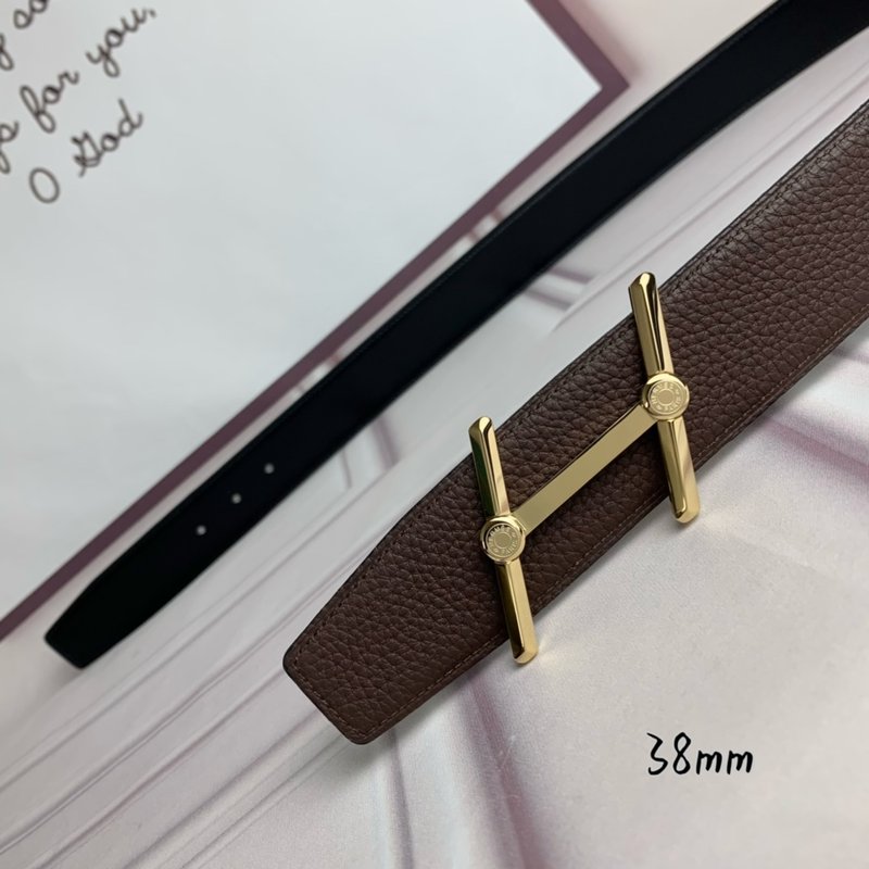 에르메스 더블 H 버클 리버시블 벨트 38mm 001-177154