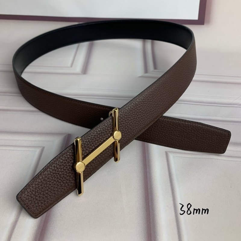 에르메스 더블 H 버클 리버시블 벨트 38mm 001-177154