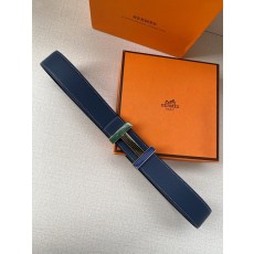 에르메스 양면 리치 그레인 소가죽 벨트 38mm 001-177178