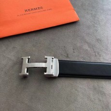 에르메스 35mm 블랙 H 버클 자동 벨트 001-177203