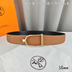 에르메스 쌍두 벨트 토고 가죽 38mm 001-177206
