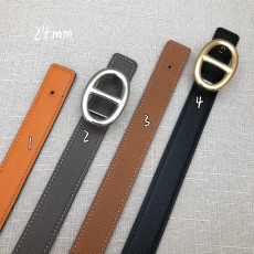 에르메스 여성용 수입 소 가죽 벨트 001-177211