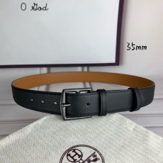 에르메스 블랙 리치 그레인 핀 버클 벨트 001-177216