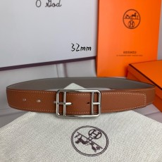 에르메스 양면 리치 그레인 핀 버클 벨트 32mm 001-177249