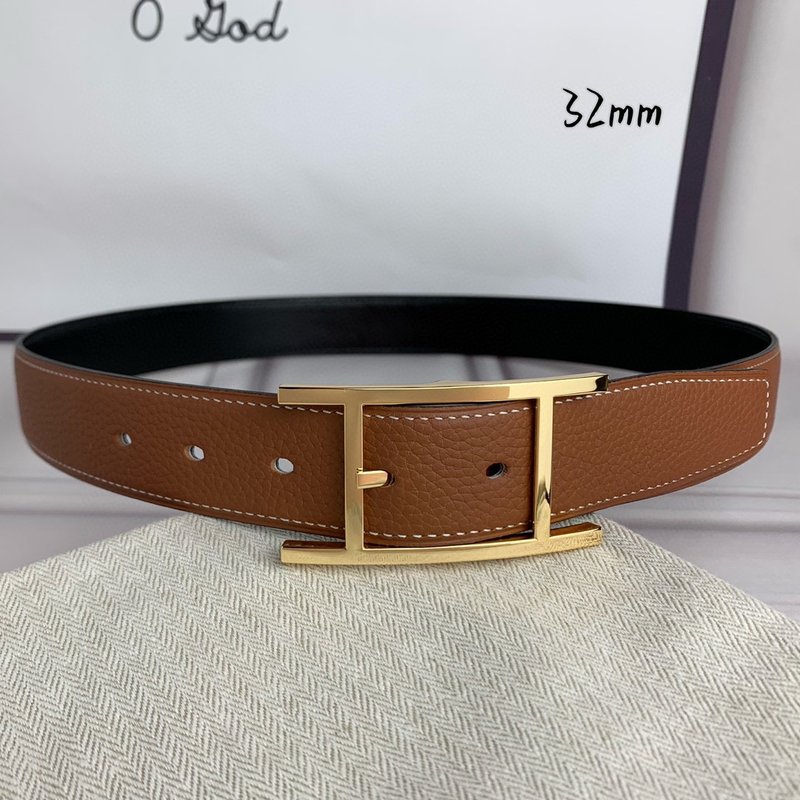 에르메스 핀 버클 양면 벨트 32mm 폭 001-177248