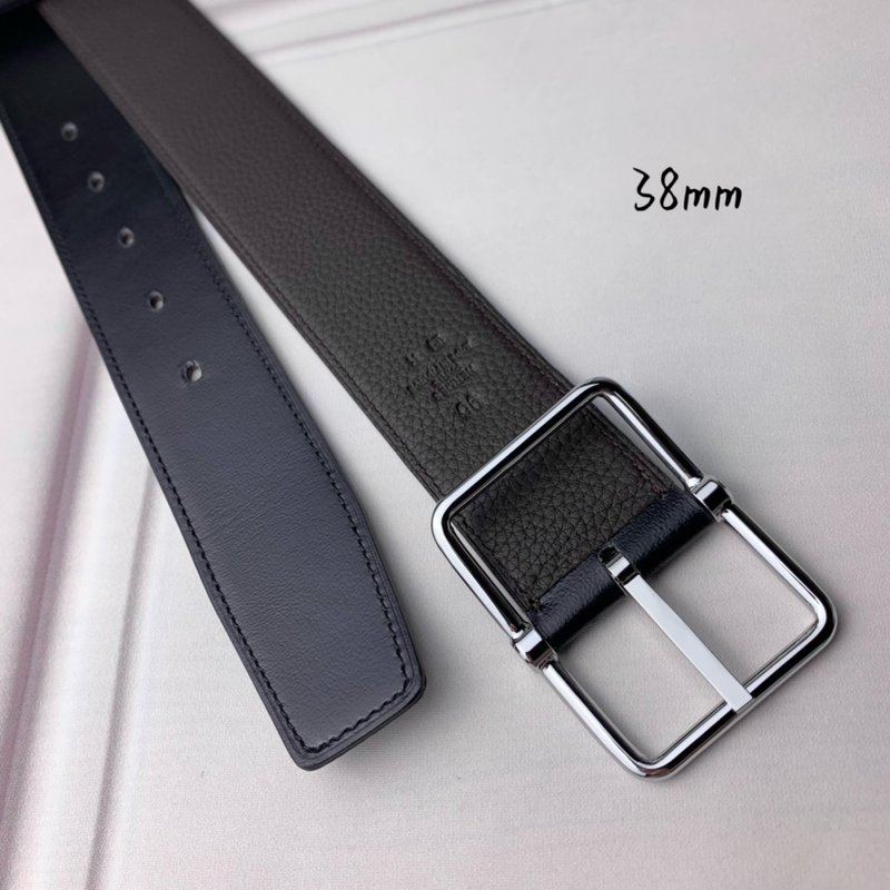 에르메스 핀 버클 소가죽 벨트 38mm 폭 001-177310