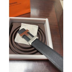 에르메스 H 버클 블랙 벨트 38mm 너비 001-177319