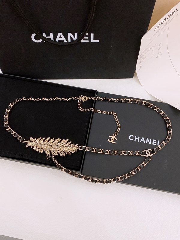 샤넬 체인 라인스톤 벨트 001-177331