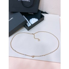 샤넬 신규 크리스탈 더블 C 하트 웨스트 체인 001-177352