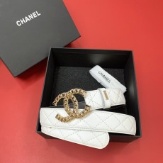 샤넬 24C 체인 퀼팅 벨트 3.0cm 001-177355
