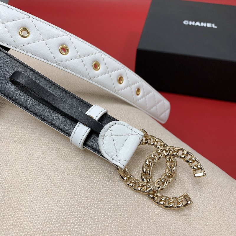 샤넬 24C 체인 퀼팅 벨트 3.0cm 001-177355