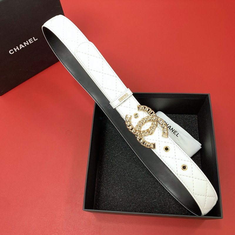샤넬 24C 체인 퀼팅 벨트 3.0cm 001-177355