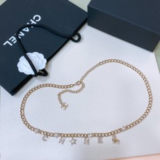 샤넬 24 진주 라인스톤 아이스 스케이트 웨스트 체인 001-177368