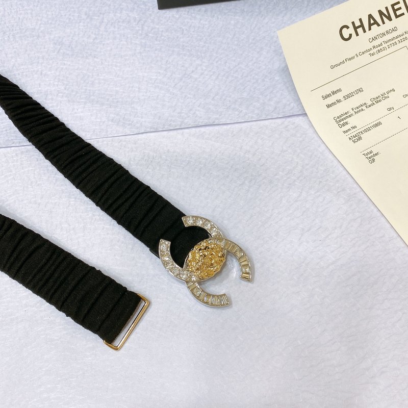 샤넬 23S 라이온 헤드 소가죽 벨트 001-177406