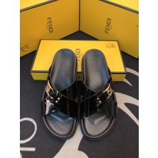 펜디 FENDI 남성 블랙 슬리퍼 001-177451