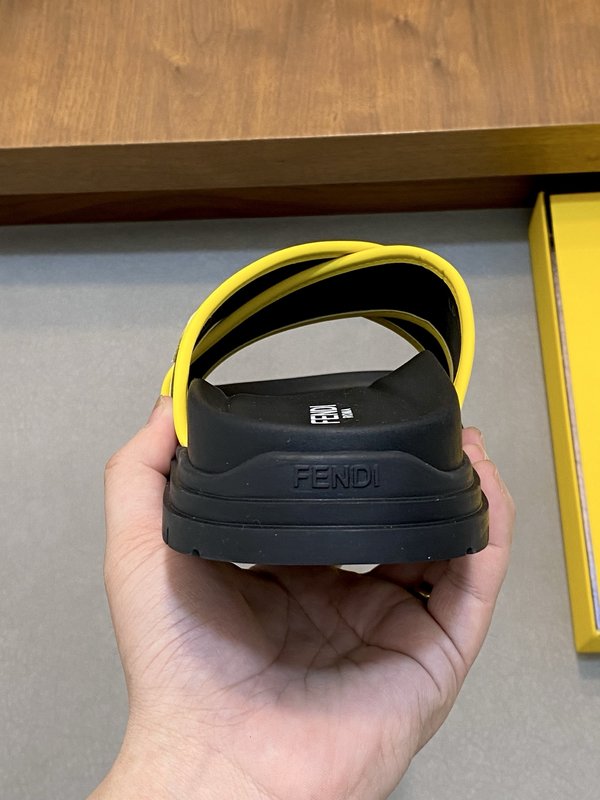 펜디 몬스터 패턴 블랙 샌들 슬리퍼 001-177505