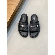 펜디 몬스터 패턴 블랙 슬리퍼 001-177509